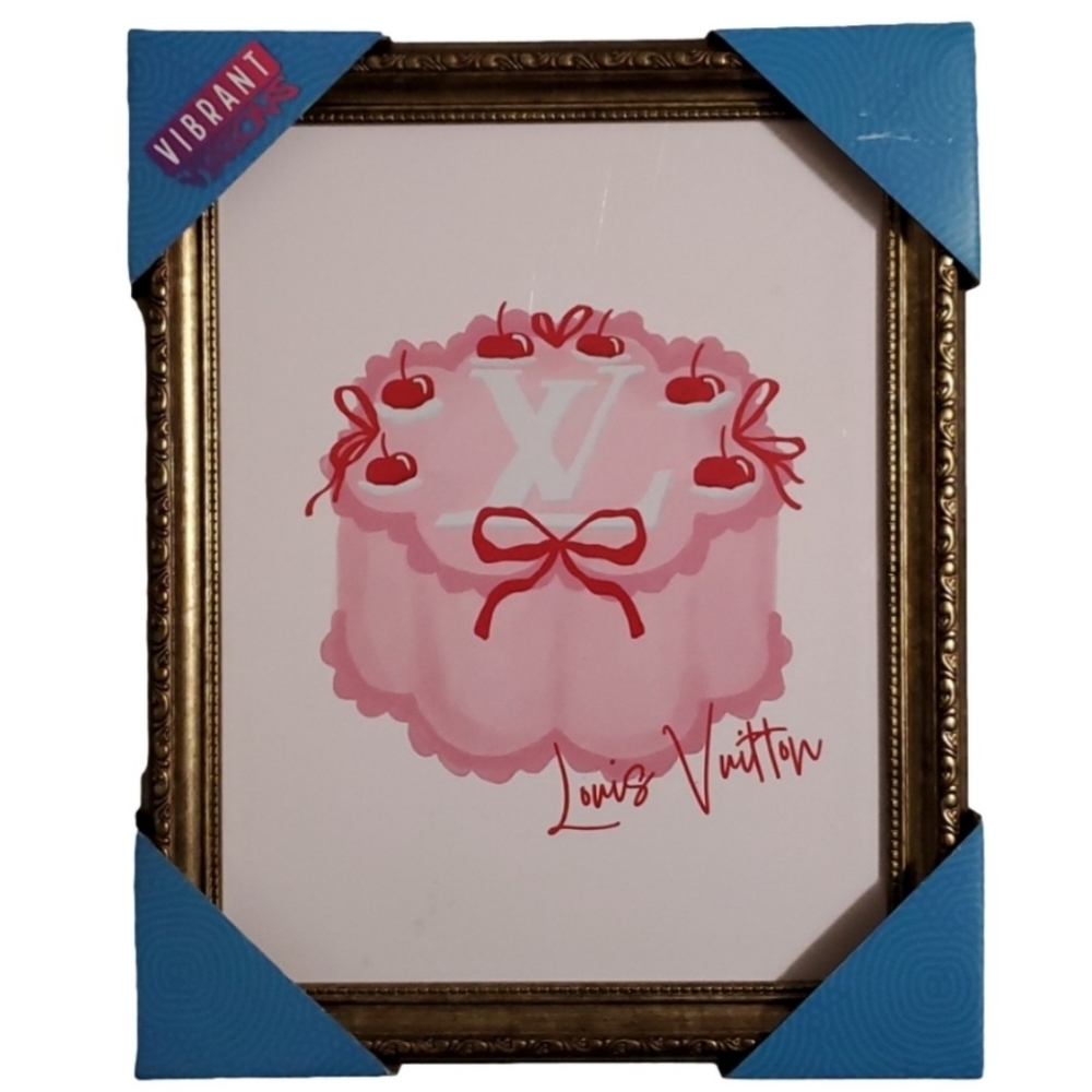 NWOT Vibrant Visions Louis Vuitton Themed Cake Art